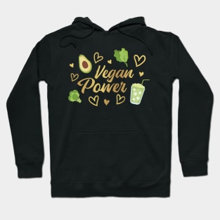 Vegan power design gift idea Hoodie